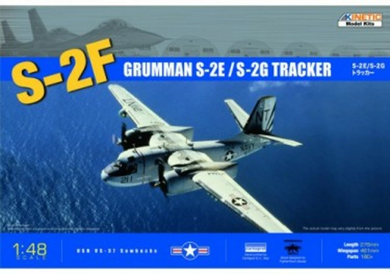 Promo β S-2E/S-2G Tracker Anti-Submarine Aircraft 1/48 Kinetic Models π 1 Promo β S-2E/S-2G Tracker Anti-Submarine Aircraft 1/48 Kinetic Models π