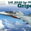 Flash Sale 😀 SAAB Jas-39B/D Gripen Fighter 1/48 Kitty Hawk Models 🔔