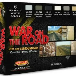 Top 10 ✔️ War on the Road City & Surroundings Concrete, Tarmac & Plaster Diorama Acrylic Set (6 22ml Bottles) Lifecolor 😀
