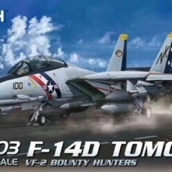 Buy ✨ USN F-14D Tomcat VF-2 Bounty Hunters Fighter 1/72 Great Wall Hobby 😀