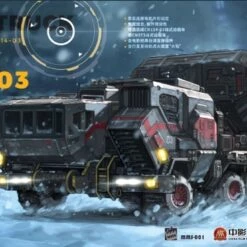 Cheap 🎉 The Wandering Earth Movie: CN114-03 Cargo Transport Truck (Snap) 1/100 Meng Models 🎉