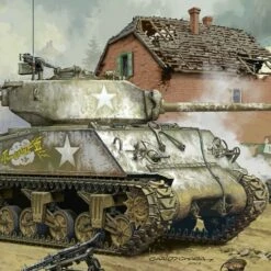 Best deal 😍 M4A3(76)W Sherman US Medium Tank 1/35 Meng Model Kits M4A3(76)W Sherman US Medium Tank 1/35 Meng Model Kits ✔️
