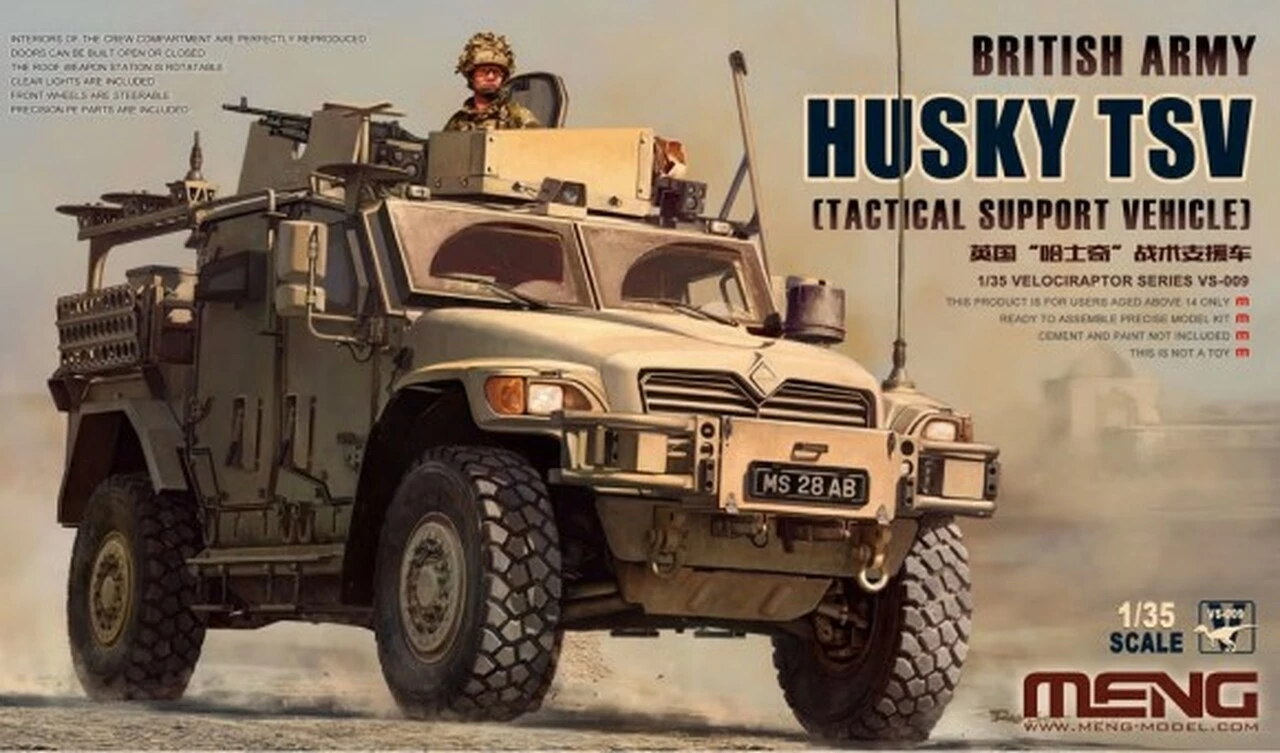 Buy βοΈ Husky TSV British Army Tactical Support Vehicle 1/35 Meng Models π 1 Buy βοΈ Husky TSV British Army Tactical Support Vehicle 1/35 Meng Models π