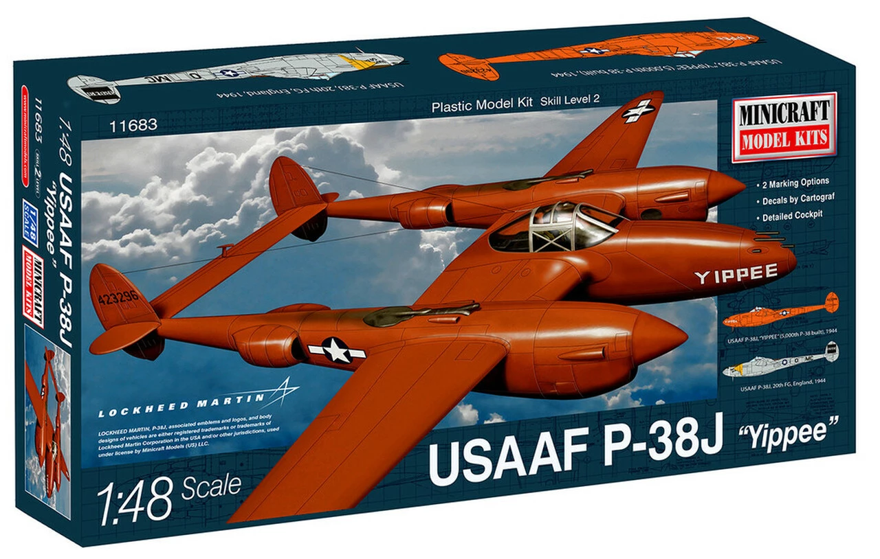 Best reviews of π P-38J Yippee USAAF Aircraft 1/48 Minicraft π 1 Best reviews of π P-38J Yippee USAAF Aircraft 1/48 Minicraft π