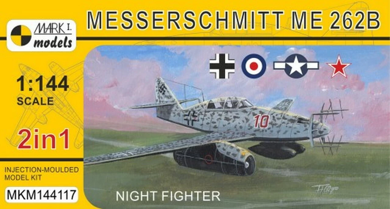 Best Sale π Messerschmitt Me 262B Night Fighter (2 in 1) 1/144 Mark I Models π 1 Best Sale π Messerschmitt Me 262B Night Fighter (2 in 1) 1/144 Mark I Models π