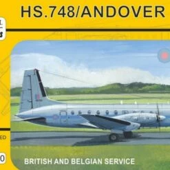New 🛒 Hawker-Siddely HS-748/Andover CC2 Military British/Belgian Service Transport Aircraft 1/144 Mark I Models ✨
