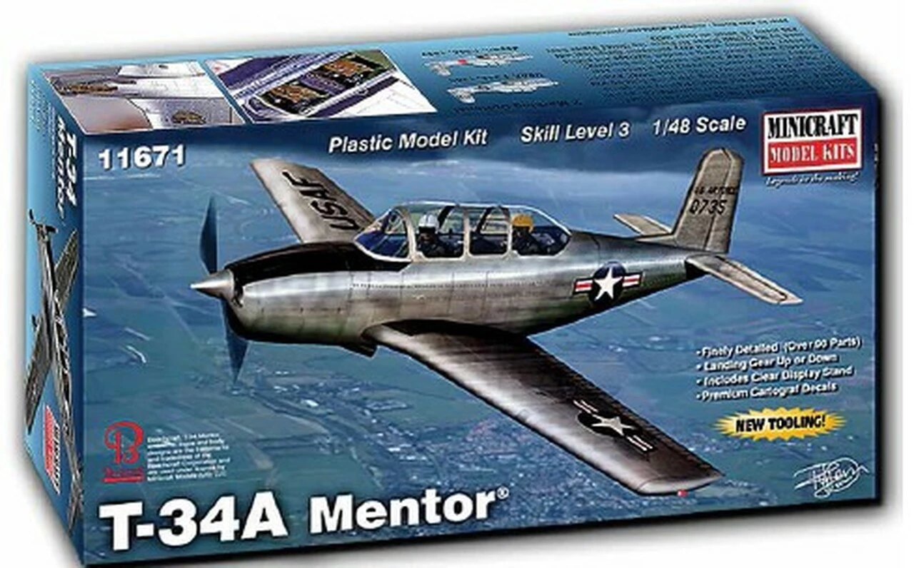 Flash Sale π T-34A Mentor Aircraft 1/48 Minicraft β 1 Flash Sale π T-34A Mentor Aircraft 1/48 Minicraft β