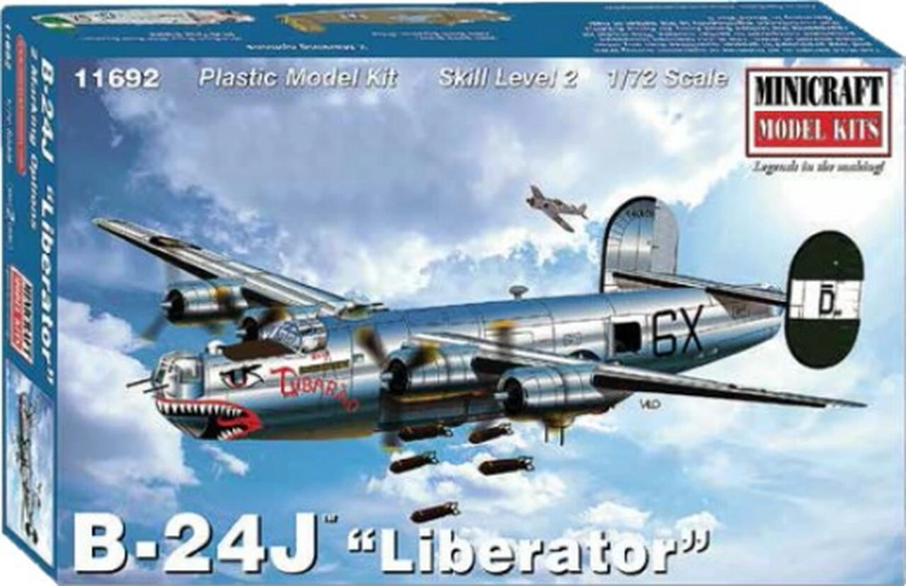 Deals ⌛ B-24J Liberator USAAF Bomber 1/72 Minicraft ⭐ 1 Deals ⌛ B-24J Liberator USAAF Bomber 1/72 Minicraft ⭐