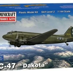 Wholesale 🧨 C-47 Dakota USAF Aircraft 1/144 Minicraft 😀