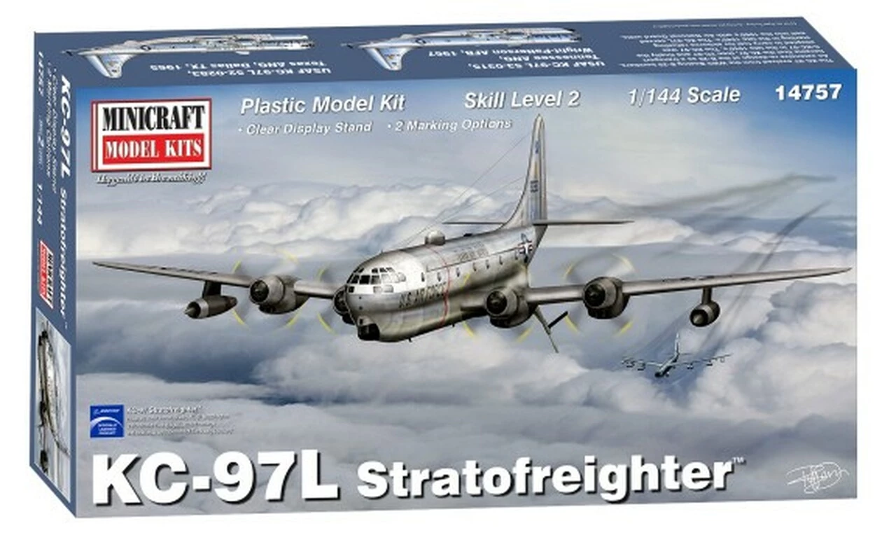 Hot Sale 𧨠KC-97L Stratofreighter USAF Aircraft 1/144 Minicraft π 1 Hot Sale 𧨠KC-97L Stratofreighter USAF Aircraft 1/144 Minicraft π