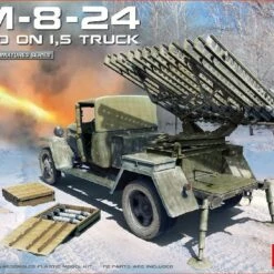 Brand new 💯 Soviet BM-8-24 Rocket Launcher Based on 1.5-Ton Truck 1/35 Miniart ❤️