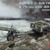 Discount 🎉 WWII Soviet 2-Ton 6x4 Truck & 76mm USV-BR Gun 1/35 Miniart Models 🎁