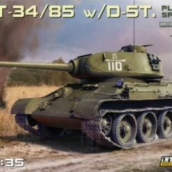 Best deal 👍 T34/85 Plant 112 Tank w/D5T Gun & Full Interior Spring 1944 1/35 Miniart 😍