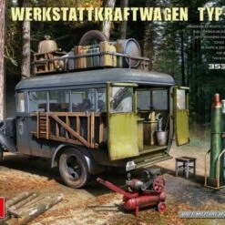 Hot Sale 🛒 German Type 03-30 Mobile Workshop Truck w/Equipment & Figure 1/35 Miniart ⌛