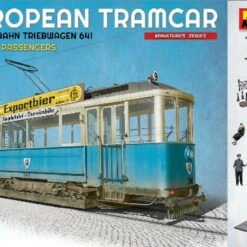 Brand new 🛒 European Tramcar 641 with Figures & Accessories 1/35 MiniArt ✔️