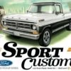 Brand new ⭐ 1972 Ford Sport Custom Pickup Truck 1/25 Moebius 👏