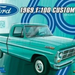 Best Pirce 🛒 1969 Ford F100 Custom Cab Pickup Truck w/Short Bed (Ltd Prod) 1/25 Moebius 🛒