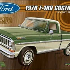Buy 🛒 1970 Ford F100 Custom Cab 2-Wheel Drive Pickup Truck w/Short Bed (Ltd Prod) 1/25 Moebius 💯
