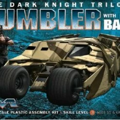 Cheapest 🤩 Batman The Dark Knight Trilogy: Batmobile Tumbler w/Bane Figure 1/25 Moebius 😍