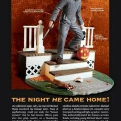 Best Pirce 💯 Halloween Horror Movie: Michael Myers w/Lighted Pumpkin 1/8 Moebius 🔥