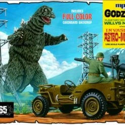 Best deal 🤩 Godzilla Army Jeep 1/25 MPC Models ❤️