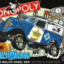 Brand new 🛒 Monopoly 1933 Willys Panel Paddy Wagon (Snap) 1/25 MPC Models 😍