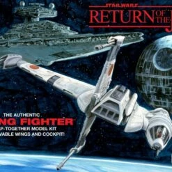 Best Pirce 👏 Star Wars Return of the Jedi: B-Wing Fighter (Snap) 1/144 MPC Models ⭐