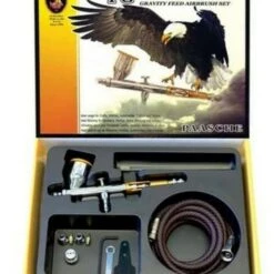 Top 10 👏 Talon Gravity Feed Double Action Airbrush Set w/3 Heads & Fan Aircap (TG-3F) Paasche Airbrush 🤩
