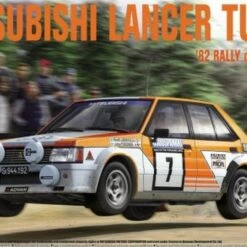 Coupon 👏 Mitsubishi Lancer Turbo 1982 Rally of 1000 Lakes Race Car 1/24 Platz 😀