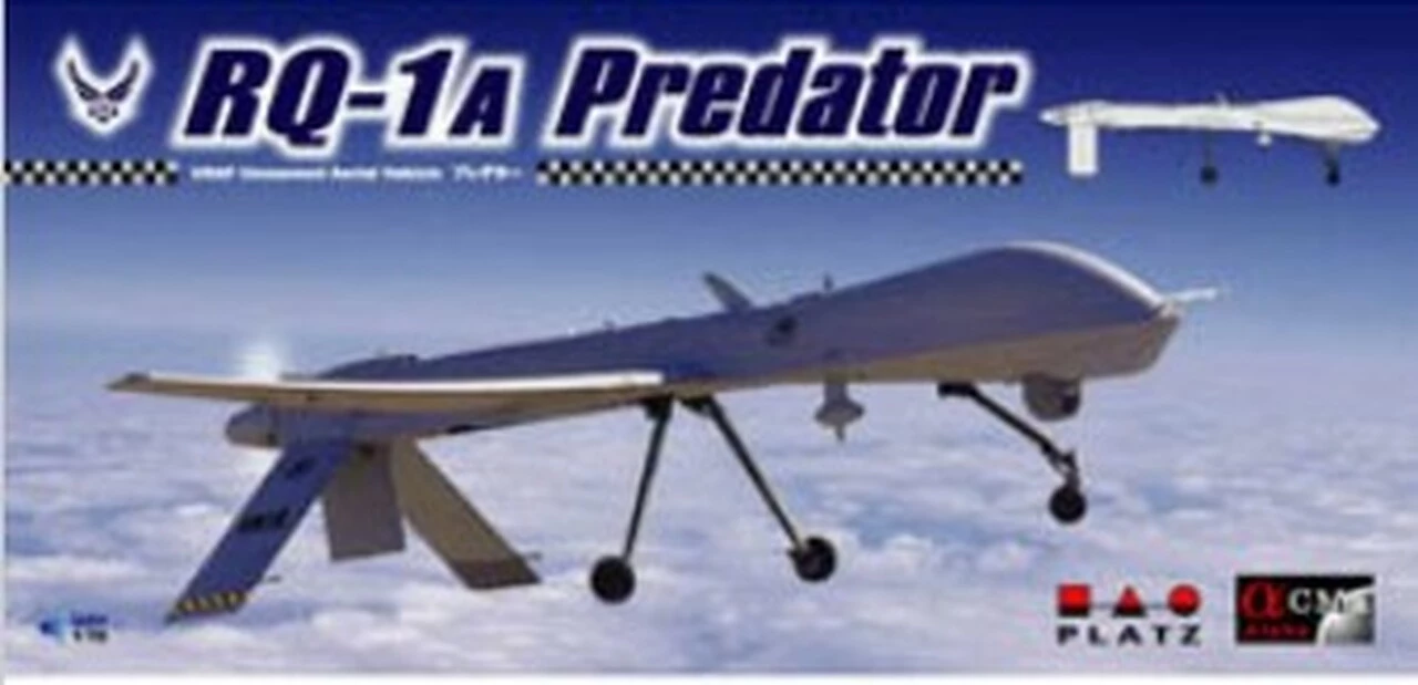 Best Pirce π RQ-1A Predator USAF Unmanned Aircraft (Re-Issue) 1/72 Platz β 1 Best Pirce π RQ-1A Predator USAF Unmanned Aircraft (Re-Issue) 1/72 Platz β