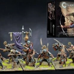 Best Sale 🧨 Conquest Hundred Kingdoms: Longbowmen Plastic Figure Kit (12 w/stands) 38mm Para Bellum Wargames 👏