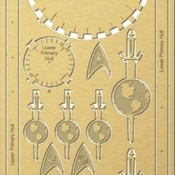 Cheapest 😍 Star Trek The Original Series: USS Enterprise Primary Hull Deflector Grid Compass Photo-Etch Set for PLL 1/350 Paragrafix 👏