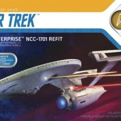 Best Sale 😍 Star Trek Wrath of Khan USS Enterprise NCC1701 Refit (Snap) 1/1000 Polar Lights 🔥