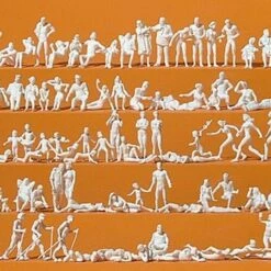 Outlet 🔔 Unpainted People Leisuretime At Lake (120) Kit HO Scale Preiser Unpainted People Leisuretime at Lake (120) Kit HO Scale Preiser 😀