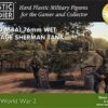 Best Sale 🔔 WWII Allied M4A1 76mm Wet Stowage Sherman Tank 15mm (5) Plastic Soldier 🎉