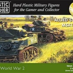 Best Pirce 😀 15mm WWII Allied Stuart M5A1 Tank (5) Platic Soldier 15mm WWII Allied Stuart M5A1 Tank (5) Platic Soldier 🔔