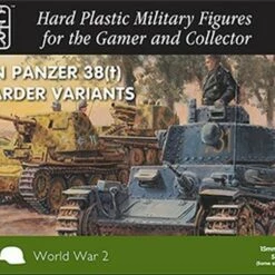 Wholesale 🔥 WWII German Panzer 38(t) Tank/Marder Variants (5) & Crew 15mm Plastic Soldier 🌟