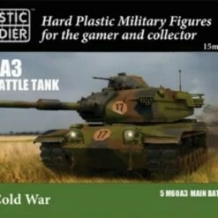 Best Sale 🧨 Cold War M60A3 Main Battle Tank (5) & Crew (10) 15mm Plastic Soldier 🔔