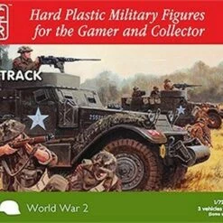 Top 10 👍 WWII Allied M5 Halftrack (3) & Crew (24) 1/72 Plastic Soldier 😀
