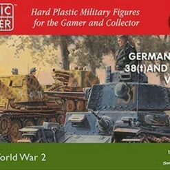 Cheap 🎉 1/72 WWII German Panzer 38(t) Tank/Marder Variants (3) & Crew (30) 1/72 Plastic Soldier 😍