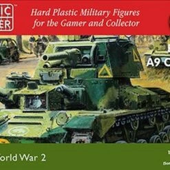 Wholesale ✔️ WWII British A9 Cruiser Tank (3) & Crew (6) 1/72 Plastic Soldier 🌟