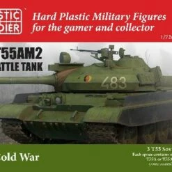 Best reviews of 🔔 Cold War Soviet T55/AM2 Main Battle Tank (3) 1/72 Plastic Soldier 🎁