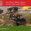 Cheapest 🎁 WWII British Universal Carrier Variants (7) & Crew (35) 1/72 Plastic Soldier ⭐