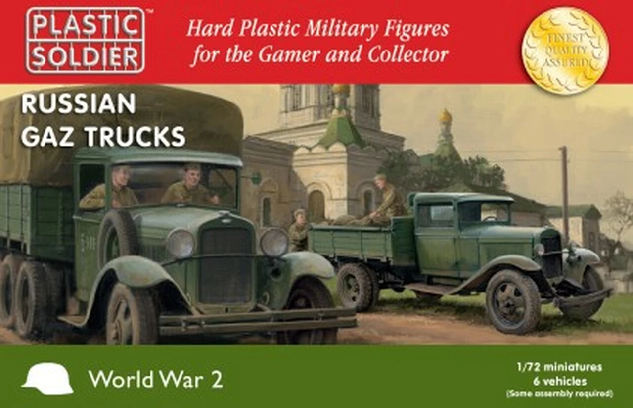 Best deal ✨ WWII Russian GAZ Trucks (6) 1/72 Plastic Soldier ✨ 1 Best deal ✨ WWII Russian GAZ Trucks (6) 1/72 Plastic Soldier ✨