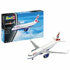 Top 10 🎉 Airbus A320neo British Airways Airliner w/paint & glue 1/144 Revell Germany 🔥