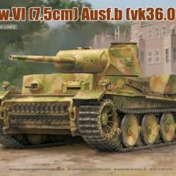 Hot Sale 😍 German PzKpfw VI 7.5cm Ausf B (vk36.01) Tank w/Workable Track Links 1/35 Rye Field Models 🔥
