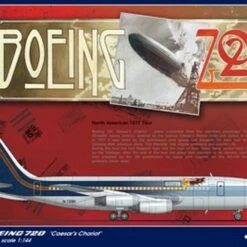 Best Pirce 😍 B720 Caesar's Chariot Led Zeppelin Tour Passenger Airliner 1/144 Roden 🔔