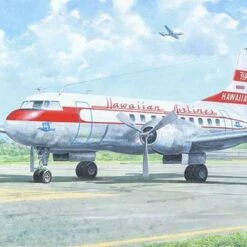 Best Pirce 👏 Convair CV-340 Hawaiian Airlines Airliner 1/144 Roden 👍
