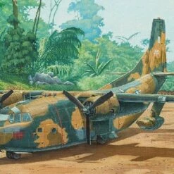 Coupon 🎁 Fairchild NC/AC-123K Black Spot Aircraft 1/72 Roden 💯