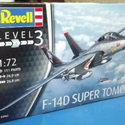 Brand new ✔️ F-14D Super Grumman Tomcat Fighter 1/72 Revell Germany 🌟